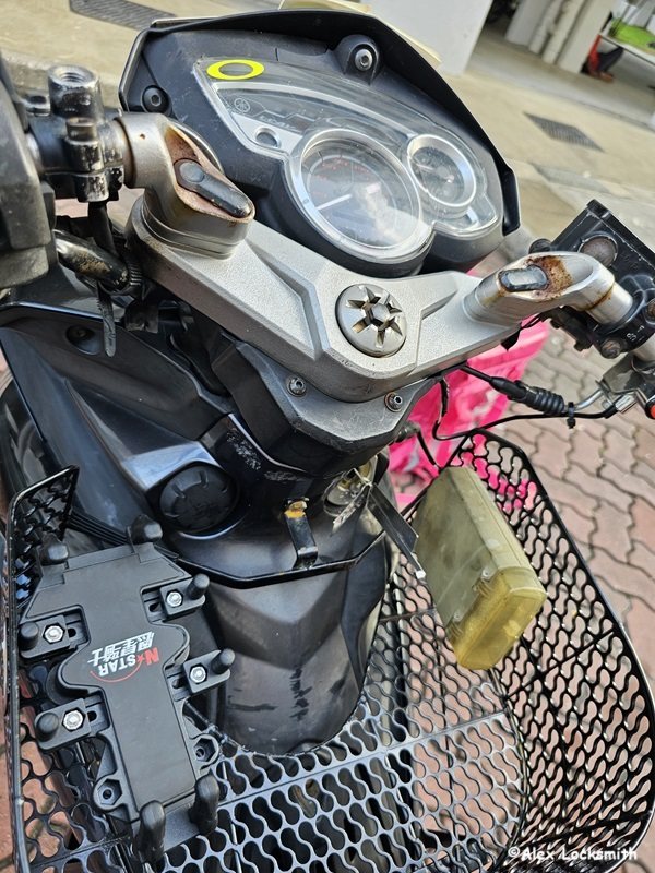 Motorcycle All Key Lost Singapore locksmith